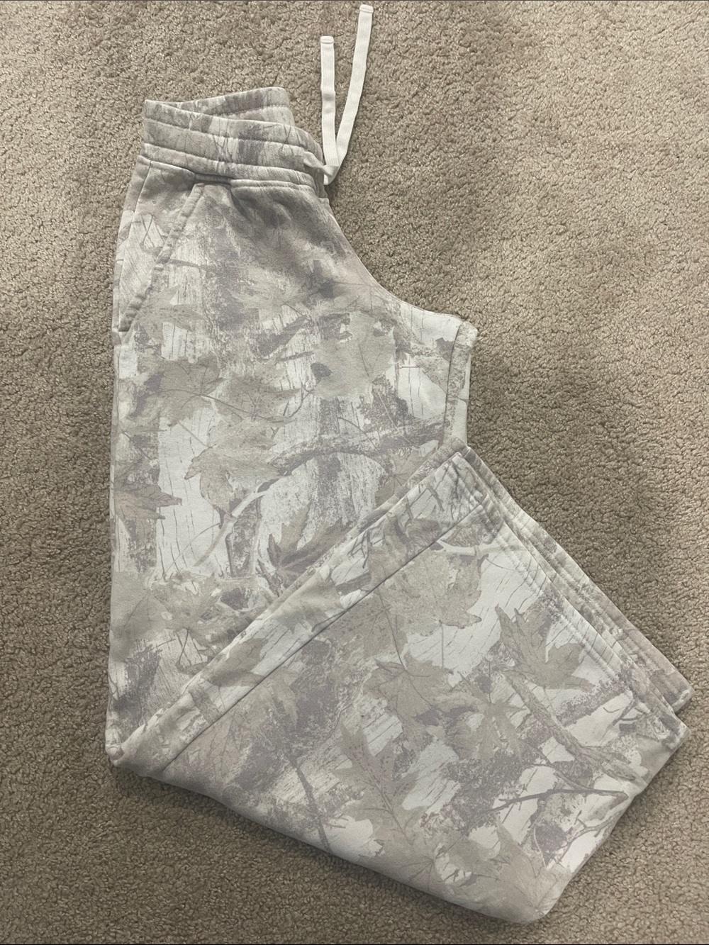 Hollister Light Gray Camouflage Sweatpants